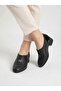 Women's Black Genuine Leather Orthopedic Sole Classic Shoes - 3
