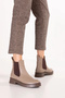 Genuine Leather Double Elastic Casual Lightweight Boots Shakira Mink