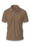 Polo Collar T-Shirt Minimalist Nature Deer Print Buttoned