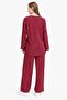 Bow-tie front crinkle two-piece set - 6