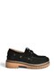 Z312479761 Black Genuine Leather Suede Casual Women's Shoes - 4