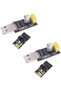 2Pair ESP8266 ESP-01 Serial Module with USB to ESP8266 Adapter