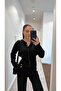 Premium Snap-Fastener Cardigan - Wide-Legged Trousers Knitwear 2-Piece Set - 3