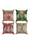 Double-Sided Printed 4-Piece Throw Pillow Cover 6Eld12 - 2