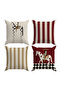 Double-Sided Printed 4-Piece Throw Pillow Cover Set 6Eld21 - 2
