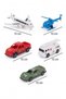5-Piece Airport and Emergency Set 7-14 cm Pull and Drop Educational and Fun Children's Toy Set - 2