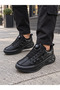Marco Amper Men's Black Smart Lace-Up Daily Casual Shoes - 2