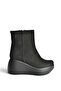 Z946051901 Black Nubuck Women's Boots with Padded Sole - 3