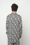 Women's Leaf Patterned Black - White Shirt - 5