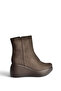 Z946051901 Brown Nubuck Wedge Sole Women's Boots - 5