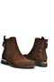 Z555266661 Brown Genuine Leather Suede Women's Boots - 6