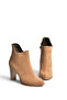 Z654047961 Mink Genuine Leather Suede Thick Heeled Women's Boots - 7