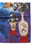 Satensi Square Shawl Women's Red - Blue - 2