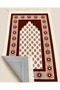 Velvet Prayer Rug Set for Men, Prayer Cap, Tasbih, Essence Prayer Rug, and Lockable Gift Bag, Hajj Umrah Gift - 3