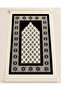 Velvet Prayer Rug Set, Prayer Scarf, Pearl Prayer Beads, and Lockable Kaaba Patterned Gift Bag - 2
