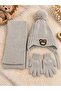 1-4 Years Old Baby Boy & Toddler Scarf, Hat, and Gloves 3-Piece Set - 2
