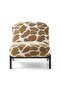 TRIESTAN SINGLE SEATER SOFA - WHITE & BROWN - 4