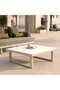 MAJESTIC OASIS OUTDOOR COFFEE TABLE - LIGHT SAND