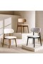 LUKE DINING CHAIR - WALNUT & GREY - 5