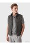 Regular Fit Stand Collar Men's Puffer Vest