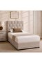 AETHER SINGLE BED 100X200 CM - BEIGE