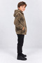 Children's Plush Hooded Zippered Teddy Bear Patterned Unisex Warm Soft Top Clothing Ak4120 - 3
