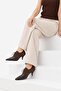Medley Brown Suede Brown Patterned Lace-Up Women's Heeled Shoes - 3