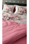 Papatya Cotton Double Duvet Cover Set with 6-Piece Fitted Sheets - 4