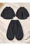 Boy's Tracksuit Set Modal Anthracite Elf Model - 2
