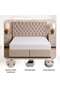 THALASSA KING BED 180X200 CM - BEIGE - 7