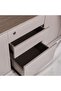 OWAIN OFFICE DESK LEFT SIDE RETURN WITH LED SENSOR - BROWN & GREY - 5