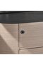 RAWSON OFFICE DESK LEFT SIDE RETURN - NATURAL & GREY - 8