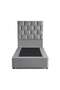 AETHER SINGLE BED 90X200 CM - GREY - 5