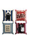 Double-Sided Printed 4-Piece Throw Pillow Cover Set 6Eld22 - 2
