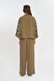 Women's Stylish Shirt/Jacket with Sequin and Bead Embroidery and Buttons - 5