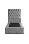 THALASSA SINGLE BED 100X200 CM - GREY - 5