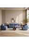 LUMERA 4 SEATER SOFA - BLUE - 5