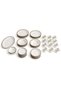 Aurelia 64-Piece New Bone China Dinner Set -White - 3
