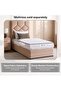 KYROS SINGLE BED 90X200 CM - GOLD - 6
