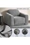 BASKIN SINGLE SEATER SOFA - GREY - 8