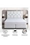 KYROS KING BED 180X200 CM - WHITE - 7