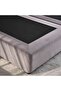EIRENE KING BED BASE WITH HEADBOARD 180X200 CM - GREY - 3