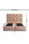KYROS KING BED 180X200 CM - GOLD - 8