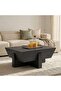 MEDO COFFEE TABLE SOLID WOOD - BLACK