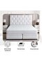AETHER KING BED 180X200 CM - WHITE - 7