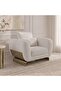 TOVON SINGLE SEATER SOFA - BEIGE