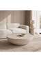 VELMA COFFEE TABLE SOLID WOOD - CREAM - 3