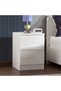 MALMO 2 DRAWERS NIGHT STAND - WHITE