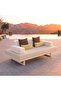 MAJESTIC OASIS OUTDOOR 2 SEATER SOFA - LIGHT SAND