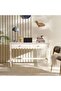 CLAM KIDS STUDY DESKS WITH 2 DRAWER - WHITE - 2